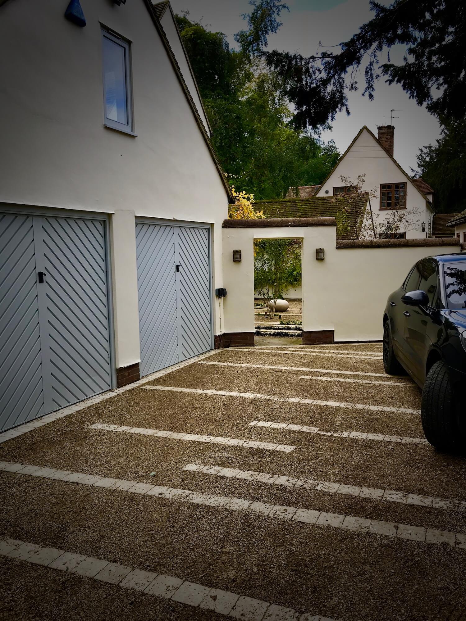 cobbled driveway