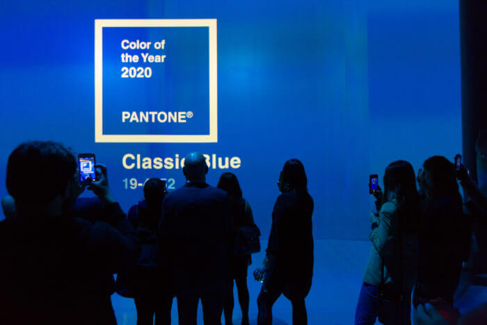 pantone announcing colr of the year 2020 press reveal